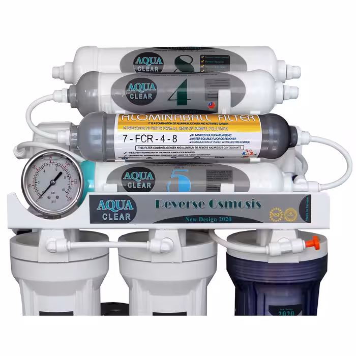 دستگاه تصفیه کننده آب آکوآ کلیر مدل GNG9 به همراه فیلتر تصفیه آب بسته 3 عددی  و کیت نشتی گیر