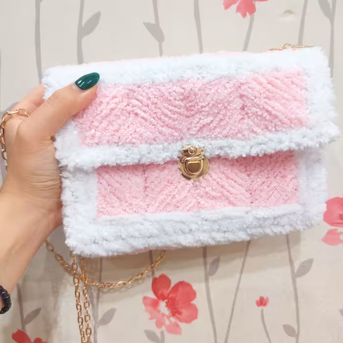 کیف بافتنی مدل بیوتی