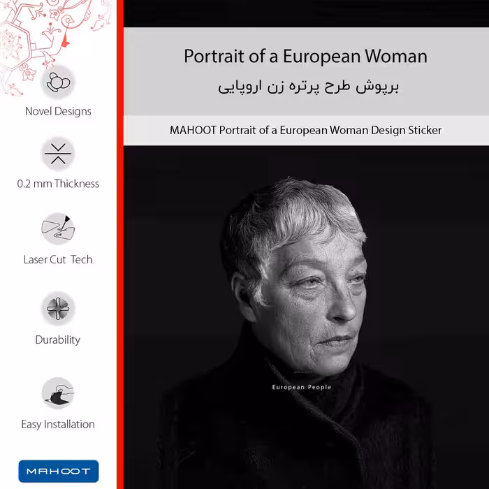 برچسب پوششی ماهوت مدل Portrait of a European Woman مناسب برای گوشی موبایل سامسونگ Galaxy Note 20 Ultra