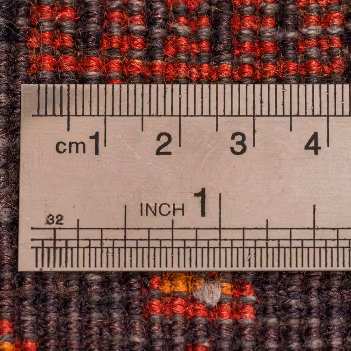 فرش دستبافت دو و نیم متری مدل نقشه بلوچ  کد 33.1857