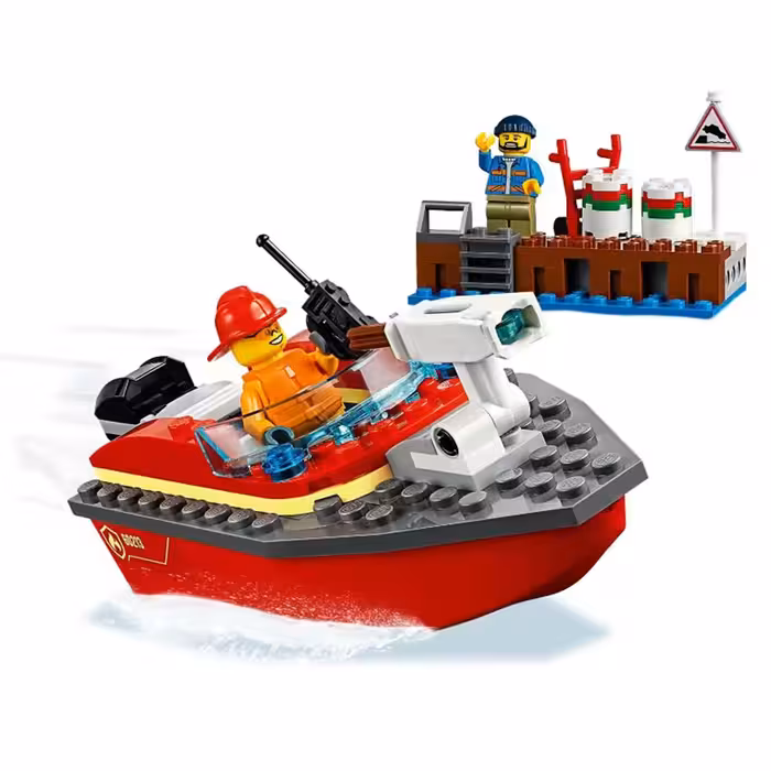 لگو سری سیتی مدل Dock Side Fire کد 60213