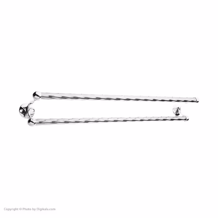 آویز حوله مدل مارپیچ دوقلو کد 1650