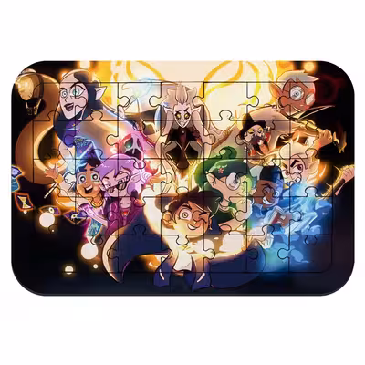 پازل 35 تکه طرح انیمیشن خانه جغد کد NI2276