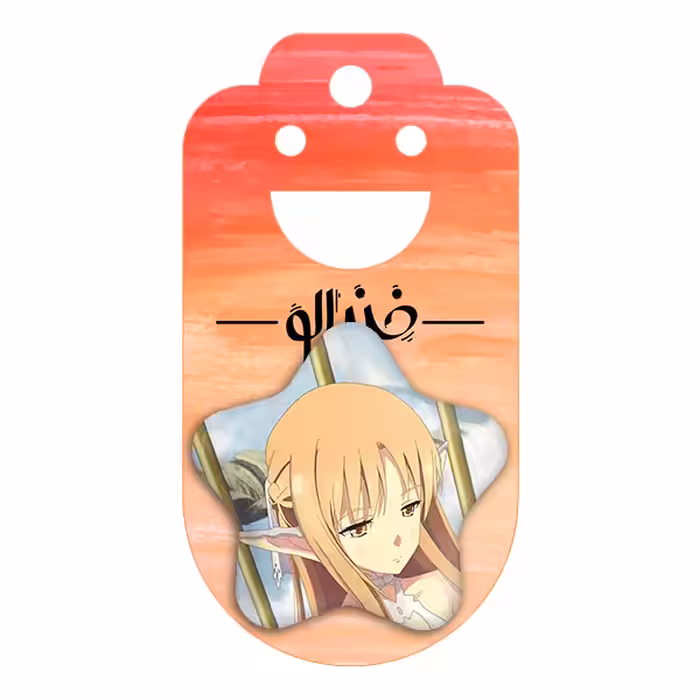 پیکسل خندالو طرح آسونا انیمه دختر مدل ستاره ای کد 12138