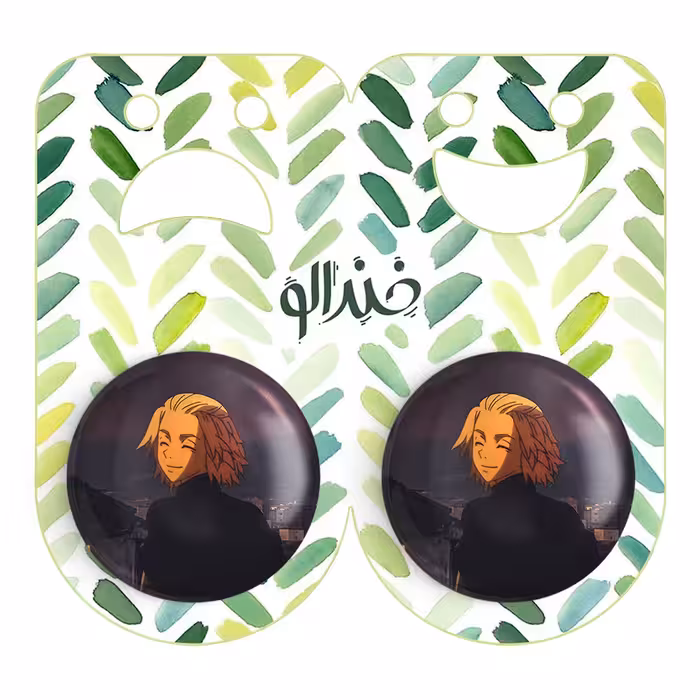 پیکسل خندالو مدل مایکی انیمه توکیو ریونجرز کد 11175 به همراه مگنت