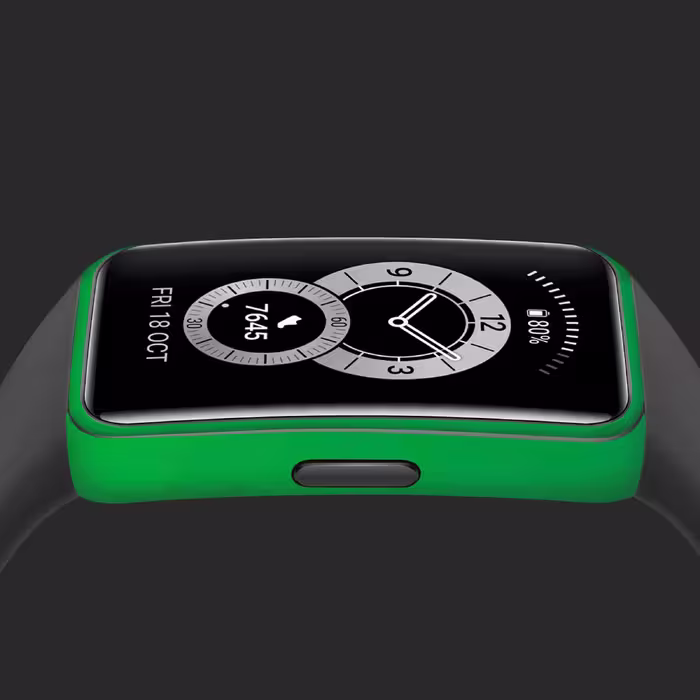 برچسب ماهوت طرح Matte Green مناسب برای ساعت هوشمند هوآوی band 6