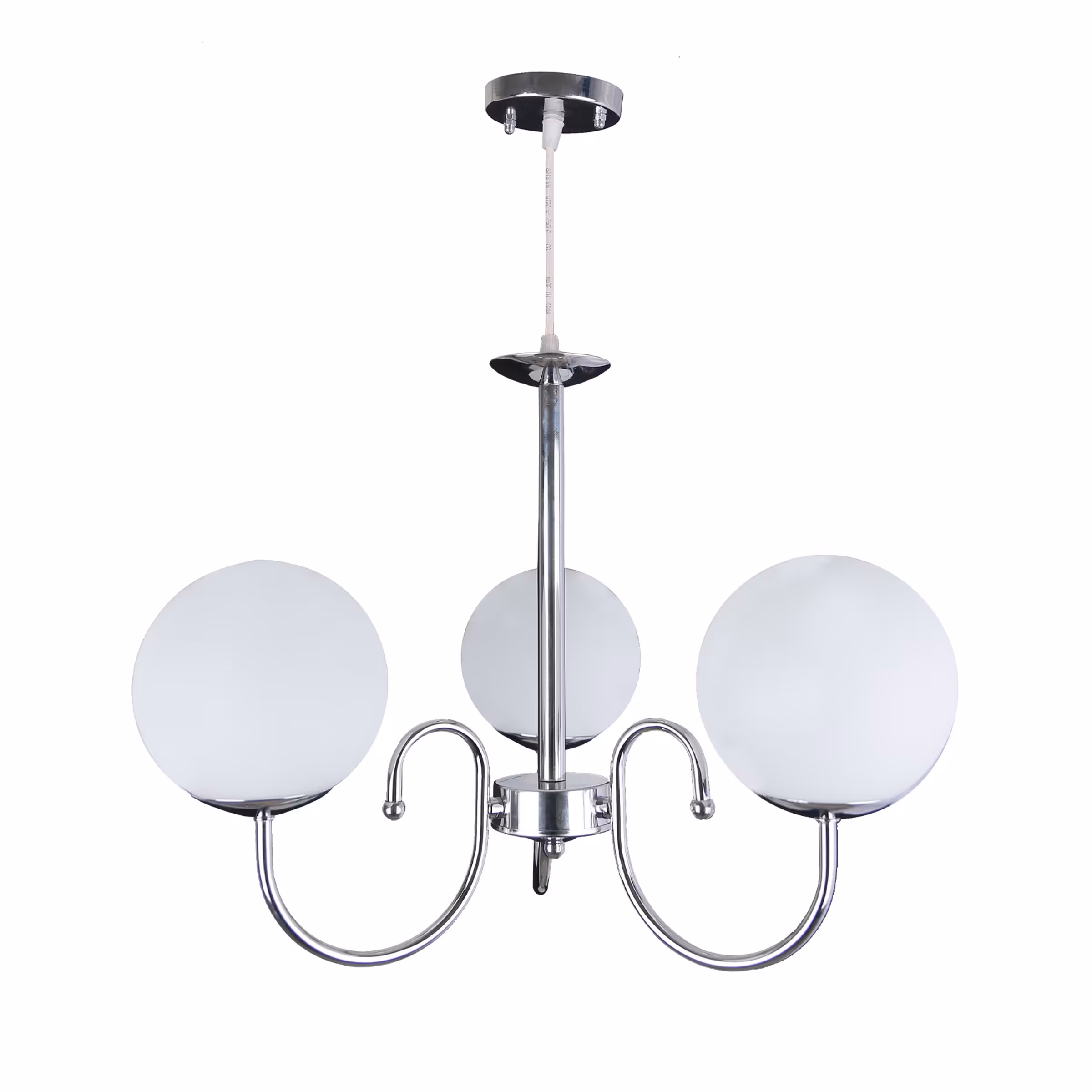 لوستر آویز سه شعله چشمه نور کد A1219/3WT