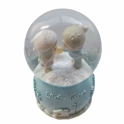 گوی موزیکال مدل پمپی طرح دختر و پسر عاشق