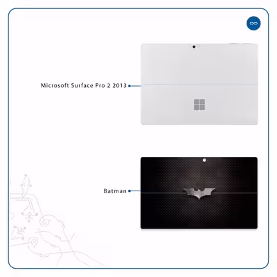 برچسب پوششی ماهوت مدل Batman مناسب برای تبلت مایکروسافت Surface Pro 2 2013
