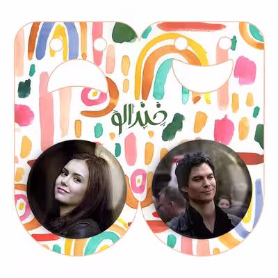 پیکسل خندالو مدل دیمون و استفان سالواتوره خاطرات یک خون آشام The Vampire Diaries کد 2027420281 مجموعه 2 عددی