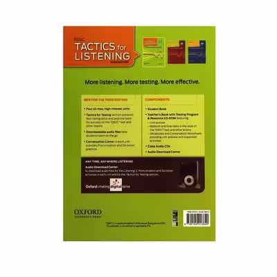 کتاب Basic Tactics For Listening Third Edition اثر Jack C.Richards And Grant Trew انتشارات سپاهان