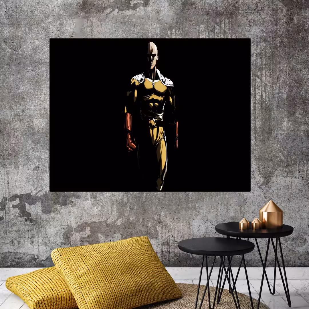 تابلو شاسی بکلیت طرح انیمه مرد تک مشتی مدل SH-S6041