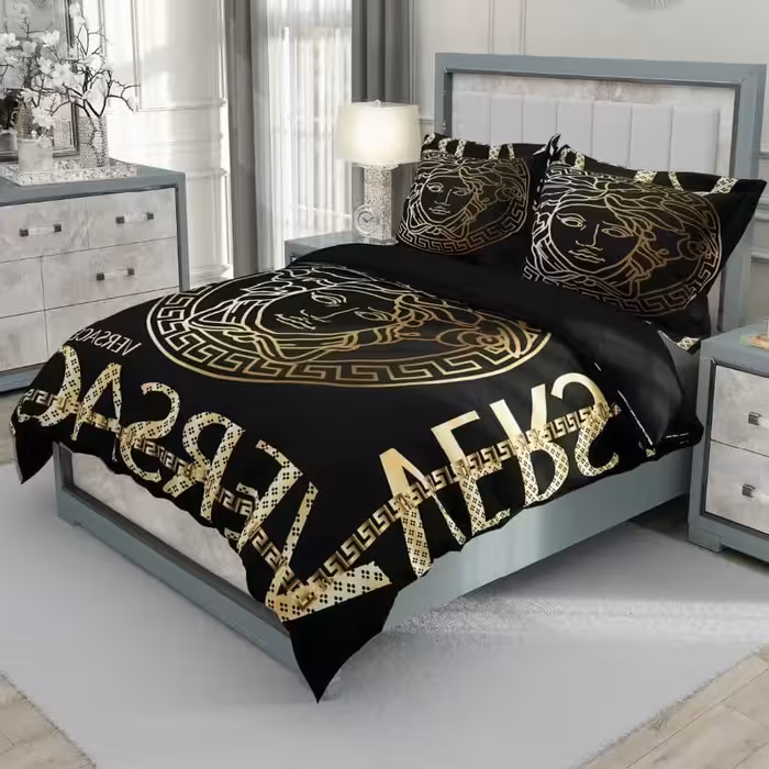 سرویس روتختی طرح ورساچ دو نفره 6 تکه