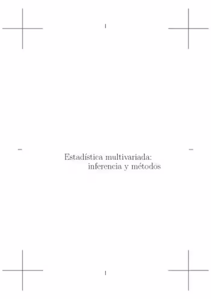 خرید و دانلود نسخه کامل کتاب Estadistica multivariada: Inferencia y metodos