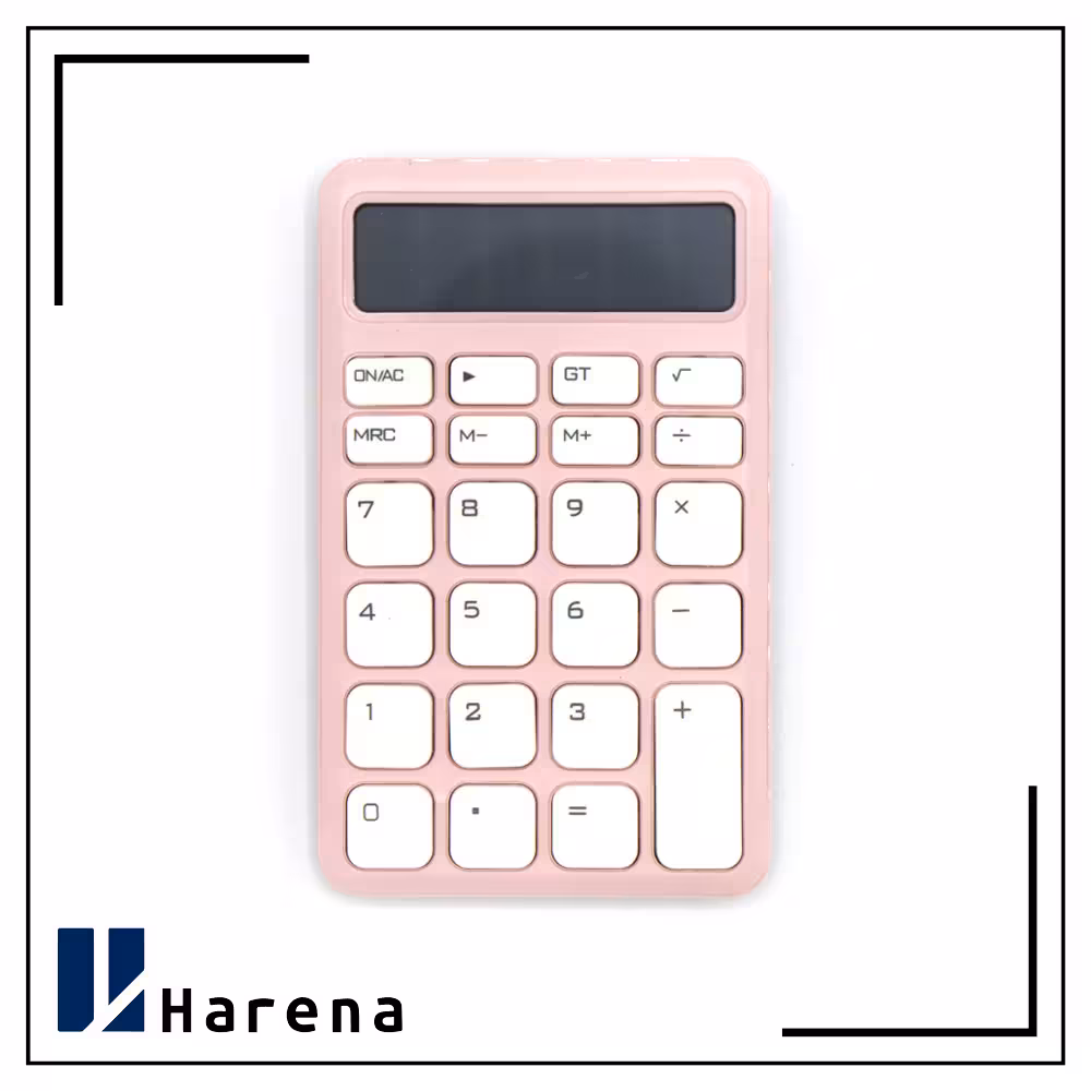 ماشین حساب کد 803 رنگ صورتی