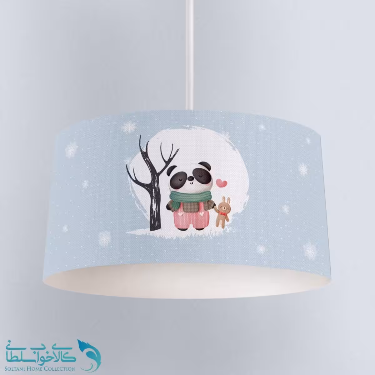 لوستر اتاق کودک طرح پاندای مهربون کد A3747