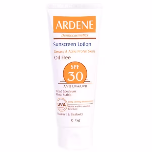 لوسیون ضدآفتاب آردن SPF30 فاقد چربی