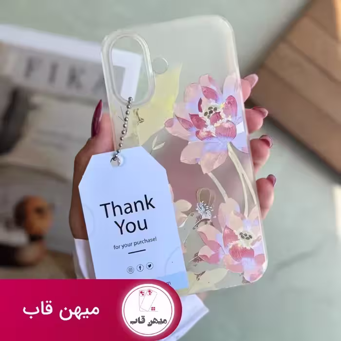قاب گوشی Lotus flowers گل نیلوفر - کد (107817)