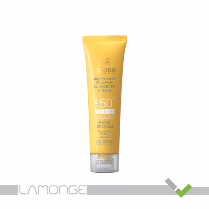 کرم ضد آفتاب بی رنگ SPF50 سینره مناسب پوست چرب حجم 50 میلی لیتر