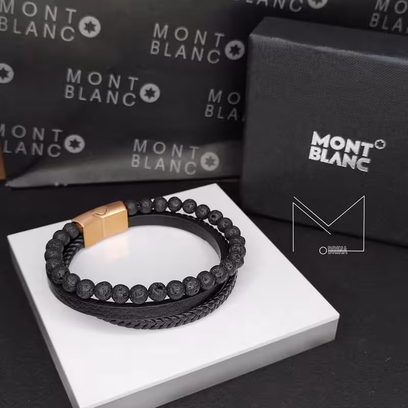 دستبند مون بلان رزگلد