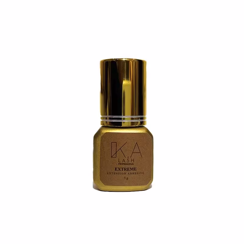 چسب مژه کاشت دائم 5 گرمی اکستنشن طلایی مدل نیم ثانیه کی لش KLASH