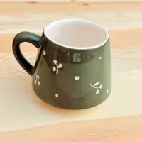 ماگ کف پهن مجموعه اقاقیا رنگ سبز