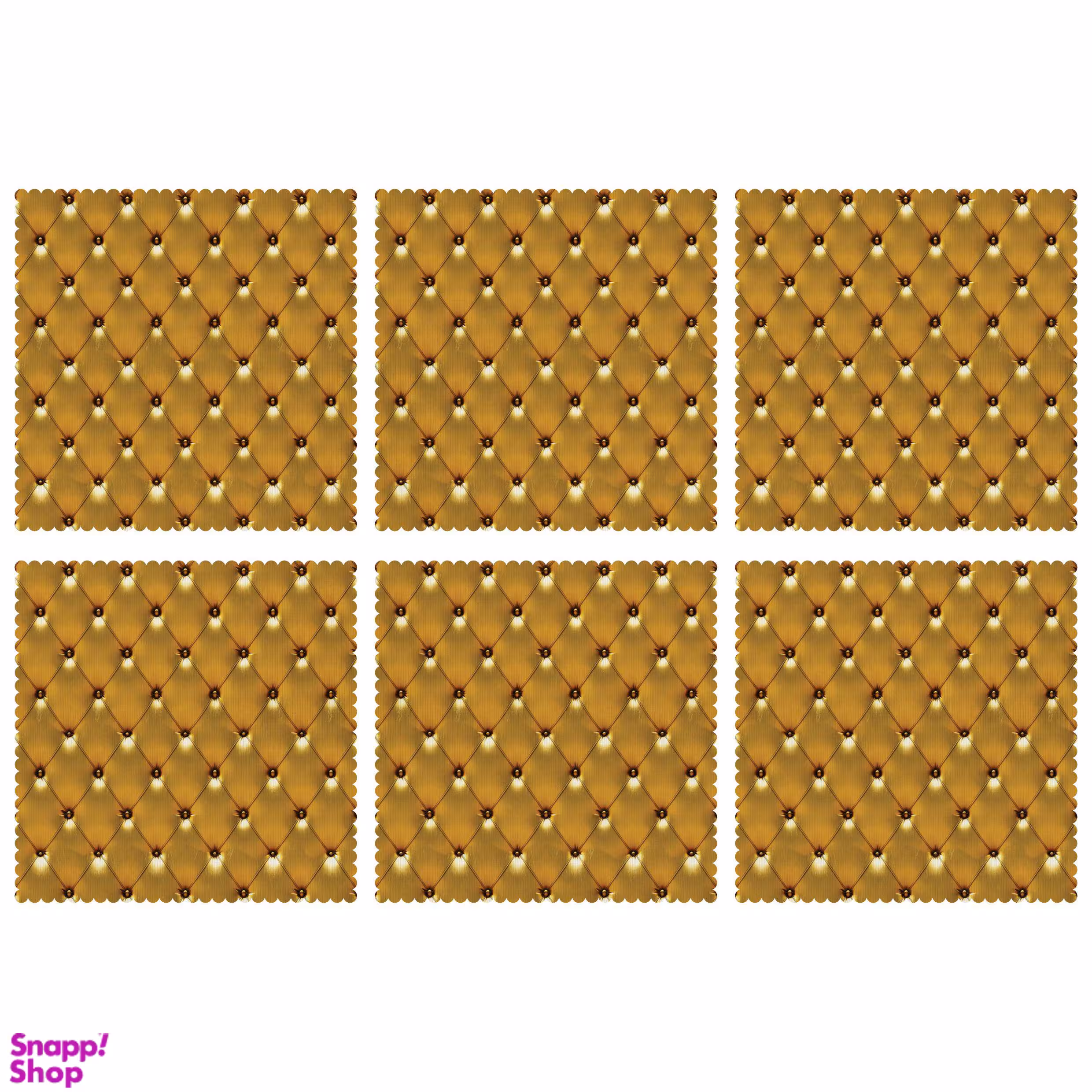 زیربشقابی مدل U1-42540 بسته 6 عددی چند رنگ