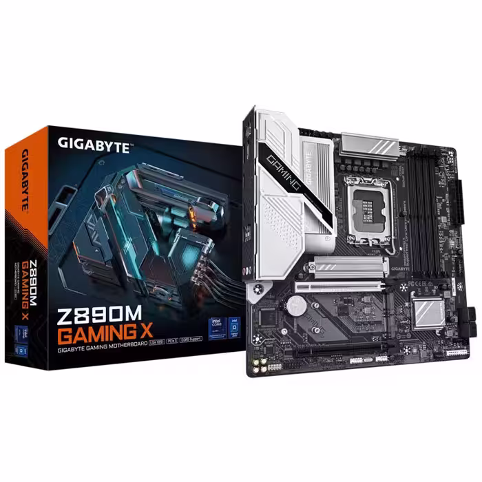 مادربرد گیگابایت مدل Z890M GAMING X DDR5 با سوکت پردازنده LGA 1851