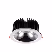 چراغ سقفی توکار LED گرد پرنور مدرن فلزی بزرگ سیلندری فروشگاهی لوکس 60 وات SPN کد YT60