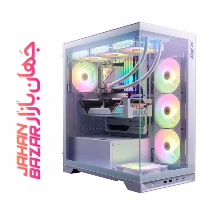 کیس گیمینگ ای دیتا مدل XPG Invader X BTF Mid Tower رنگ سفید