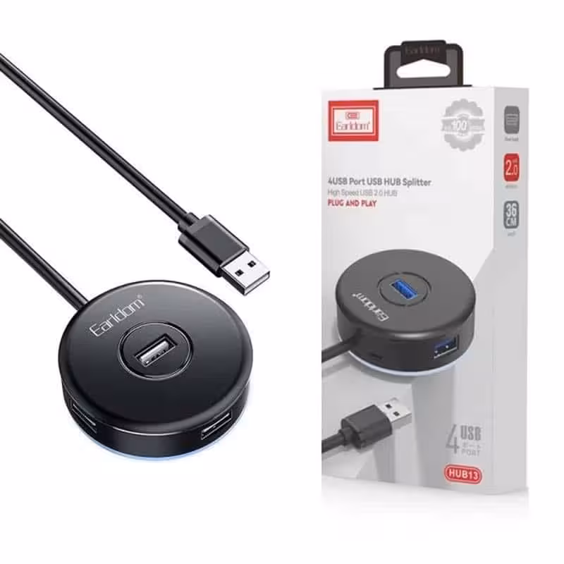 هاب 4 پورت USB 2.0 ارلدام ET-HUB13