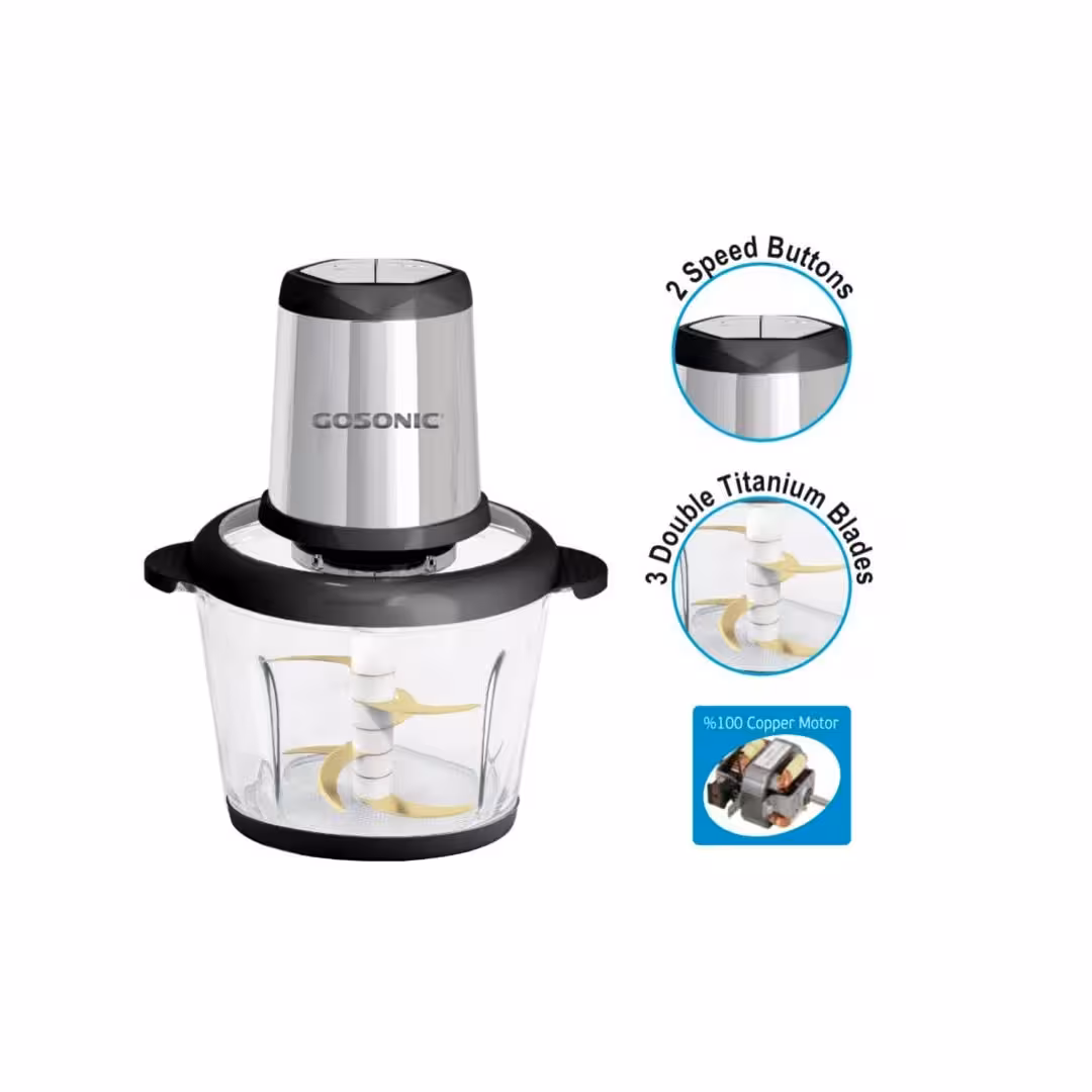 خردکن گوسونیک 6 تیغه 3/3 لیتر مدل GSC-603