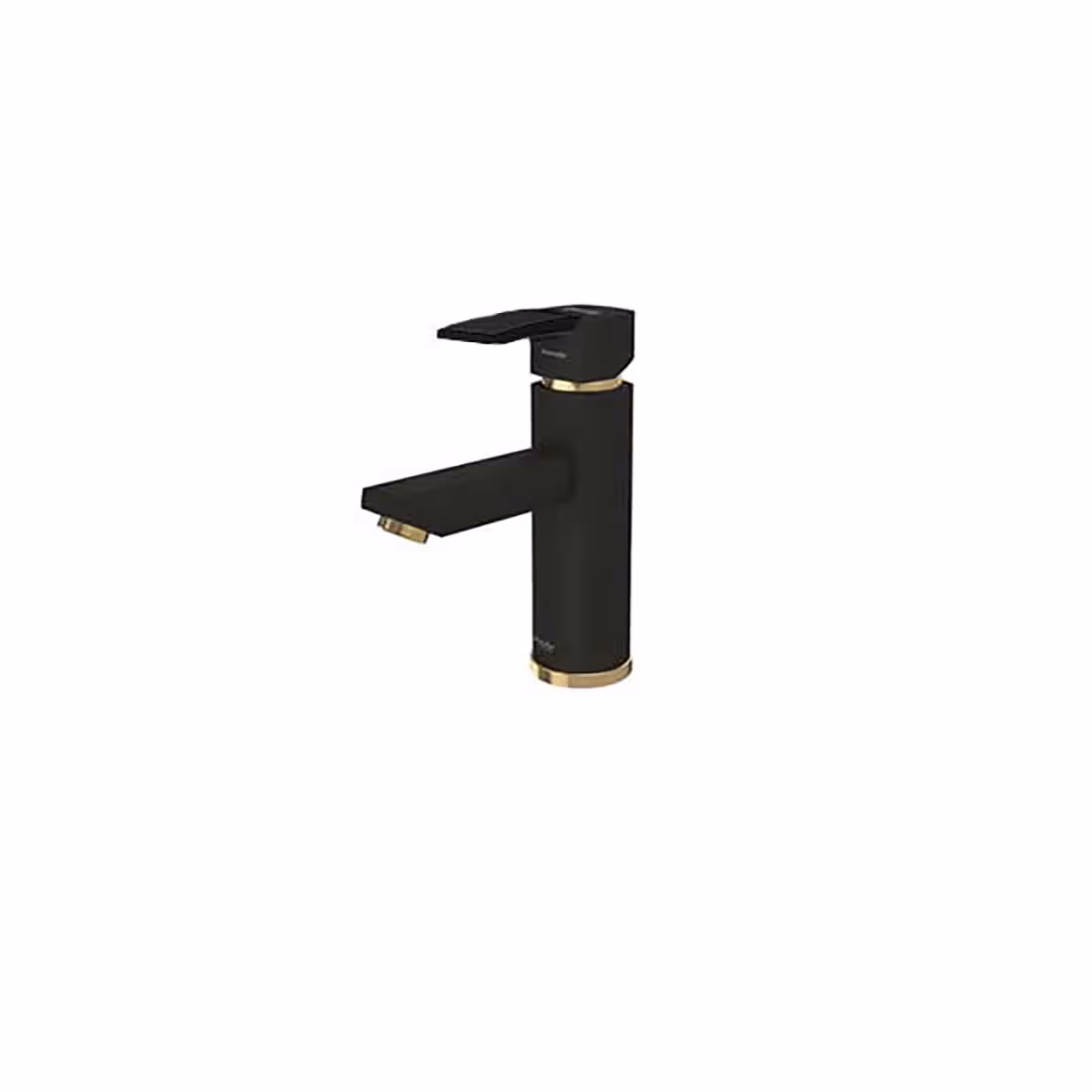 شیر روشویی ثابت شودر مدل یونیک مشکی طلایی