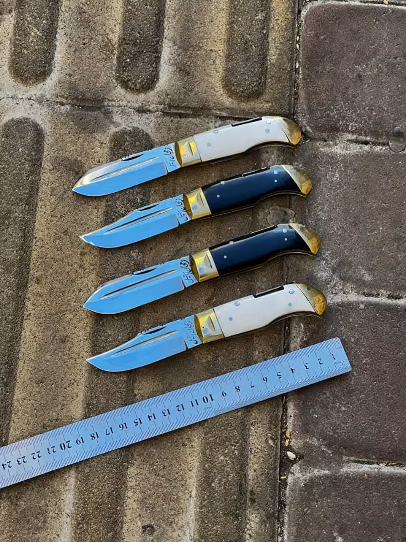 چاقو جیبی ضامن دار جلیل تیغه استیل