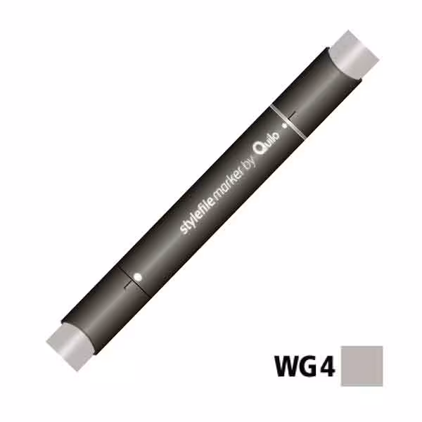 ماژیک راندو دوسر کوییلو کد WG4 مدل Stylefile (رنگ warm grey 4)