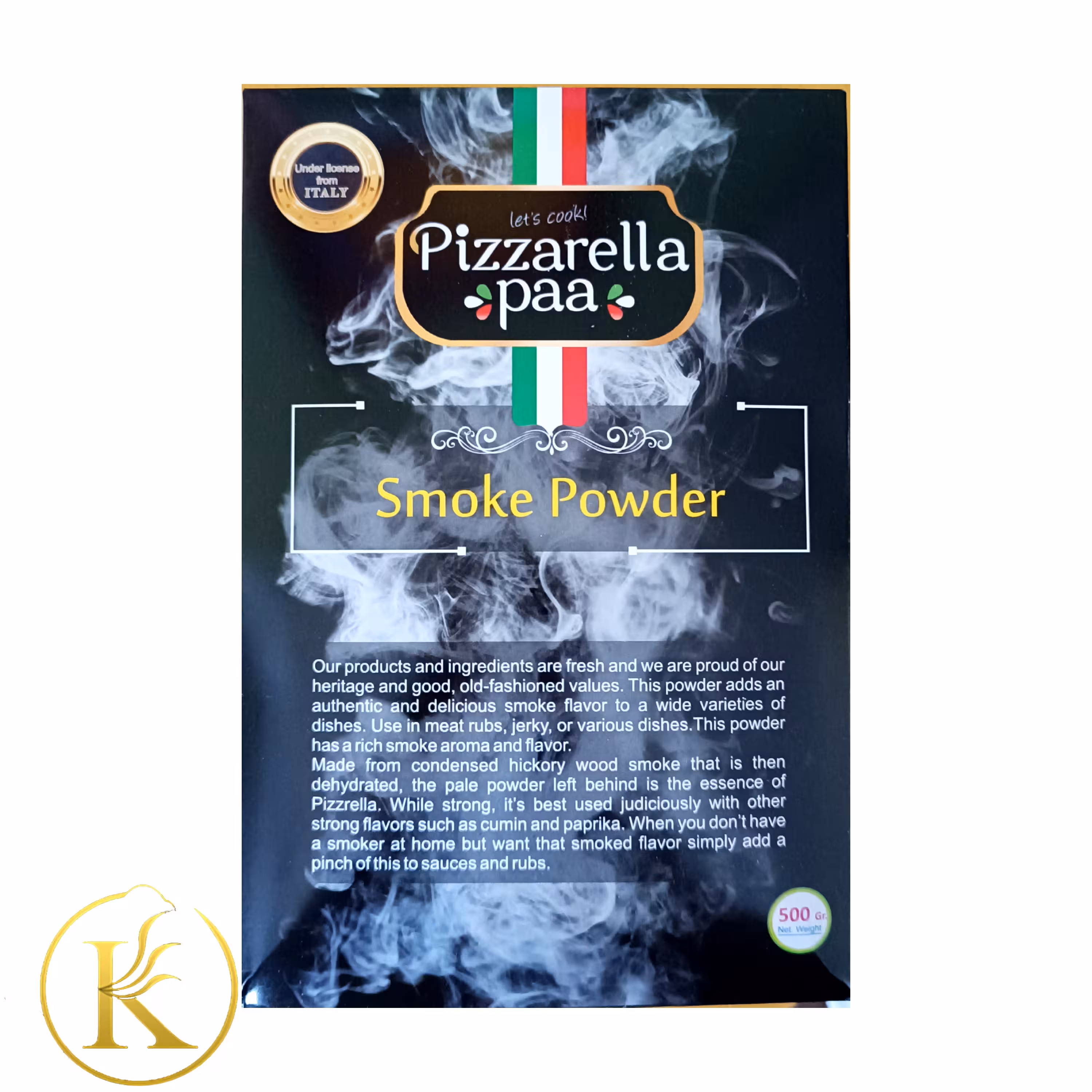 ادویه دودی پیزارلا (500 گرم) pizzarella paa

