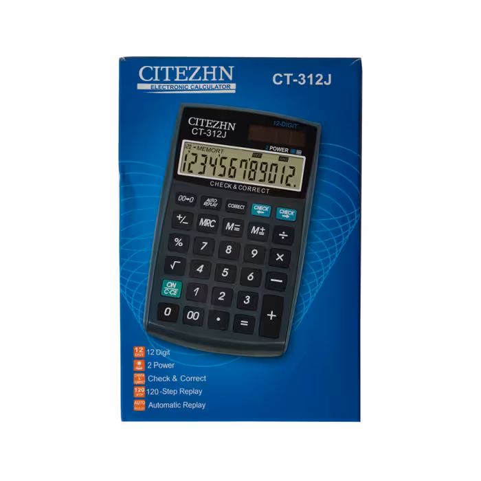 ماشین حساب سیتیزن مدل CT-312J