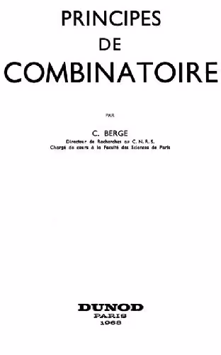 خرید و دانلود نسخه کامل کتاب Principes de combinatoire