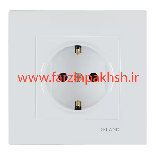 پریز ارت محافظ دار توکار دلند مدل آسا