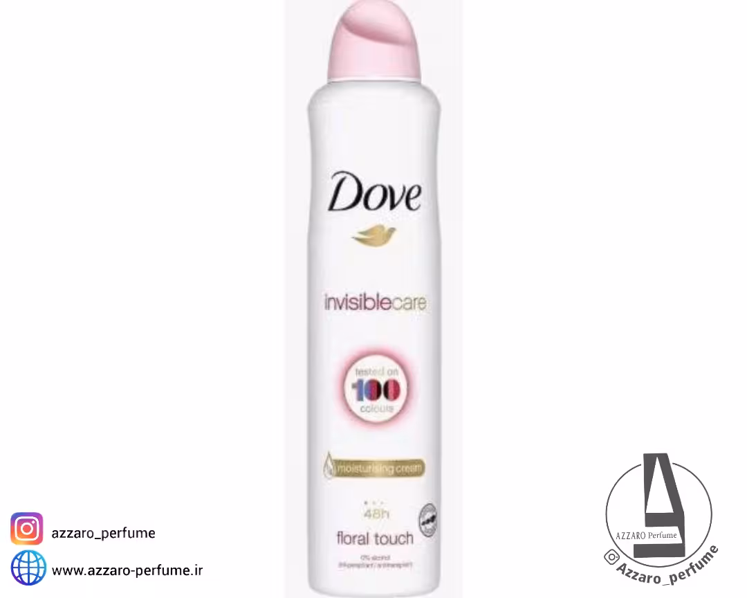 اسپری ضد تعریق داو اینویزیبل زنانه با رایحه گل 48 ساعته حجم 250 میل