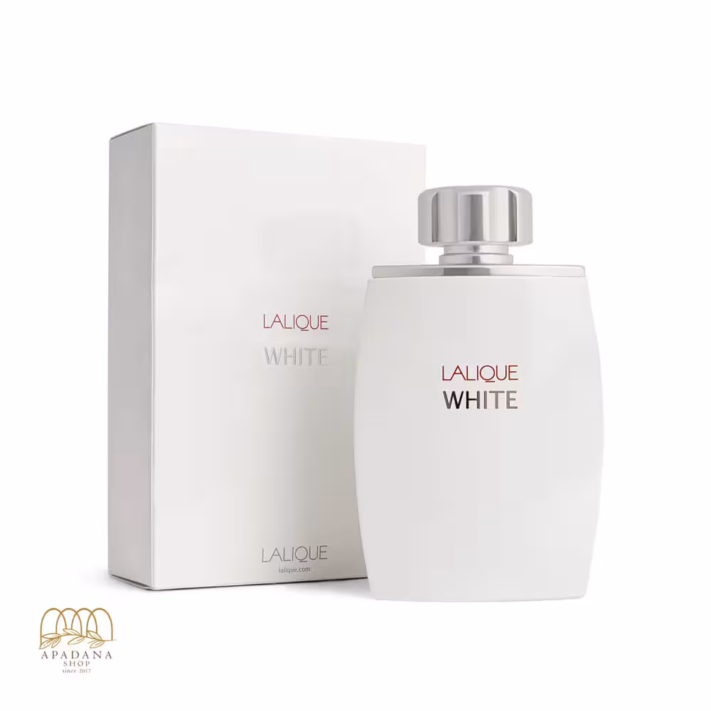 ادو تویلت مردانه لالیک مدل سفید White حجم 125 میل