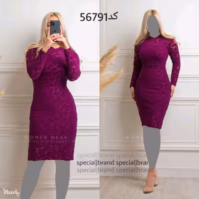 پیراهن مهمانی زنانه مخمل سنگی مدل تونیک هوردیس