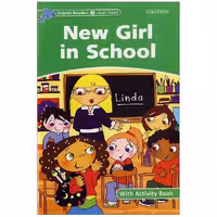 کتاب Dolphin Readers Level 3 New Girl in School