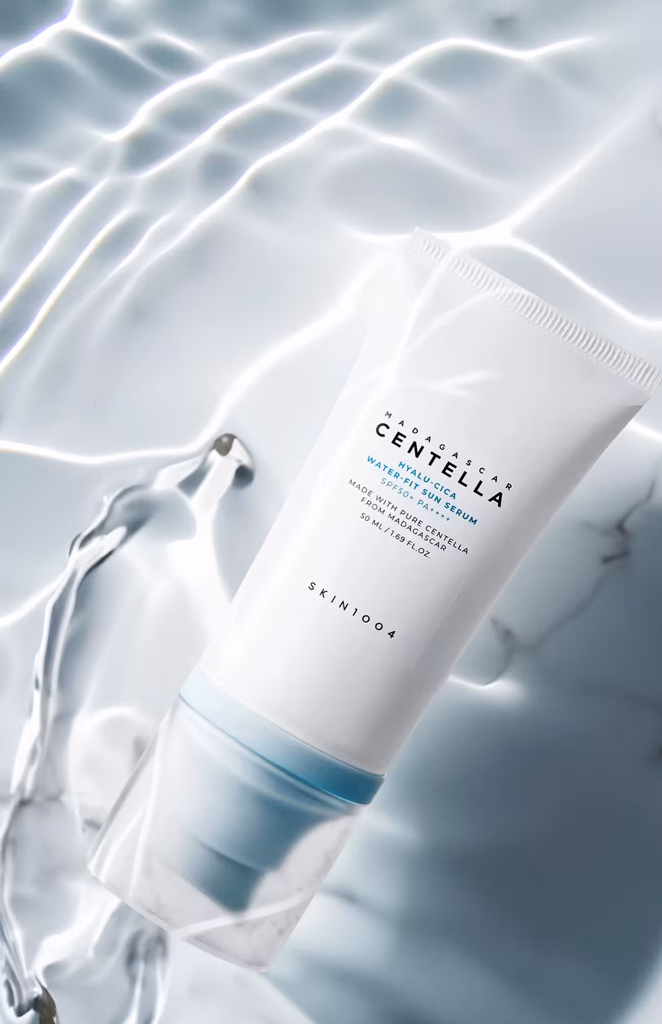 ضد آفتاب سنتلا اسکین 1004 اصل کره جنوبی بی رنگ SPF50