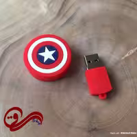 فلش فانتزی سپر مردآمریکا Toys frosted shield USB Flash Memory 8GB