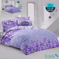 روتختی طرح گل ادریسی دو نفره برند Turkaz کد 2118