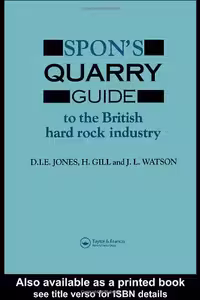 خرید و دانلود نسخه کامل کتاب Spon's Quarry Guide: To the British hard rock industry