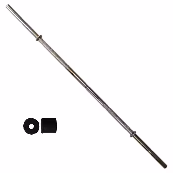 میله هالتر مدل S120 استیل سایز 120 سانتی‌متر