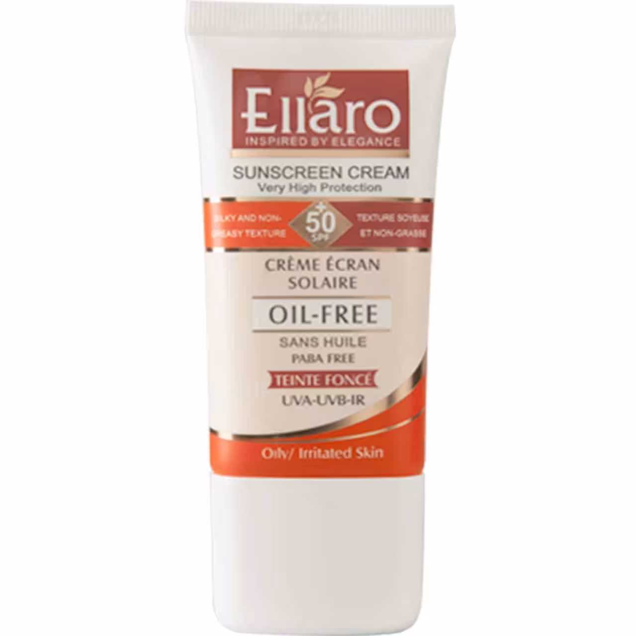 کرم ضد آفتاب بژ طبیعی فاقد چربی الارو spf50