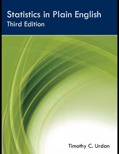 خرید و دانلود نسخه کامل کتاب Statistics in Plain English, 3rd Edition